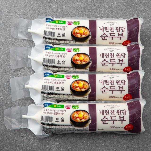 내린천원당 순두부 350g 4개