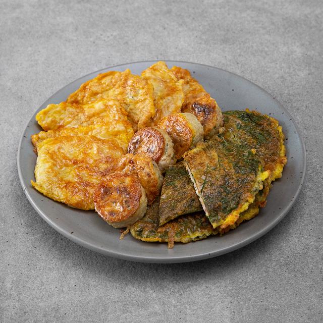 집반찬연구소 모둠전 3종 동태전 125g + 동그랑땡 100g + 깻잎전 125g, 1세트