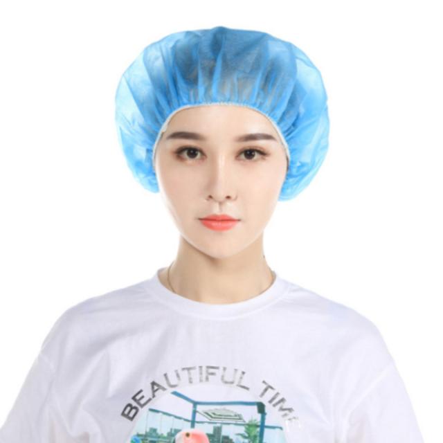 알리다 일회용 위생모 일반형 100p, 블루, 1개