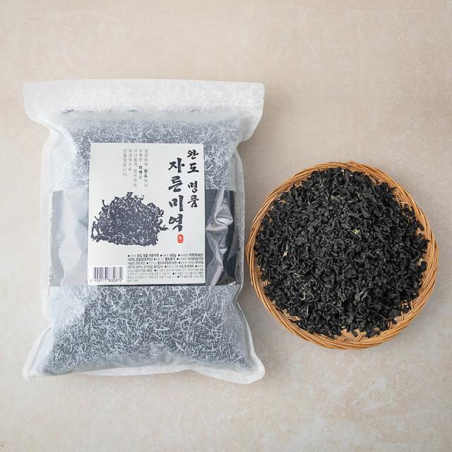 완도 명품 자른미역, 500g, 1개