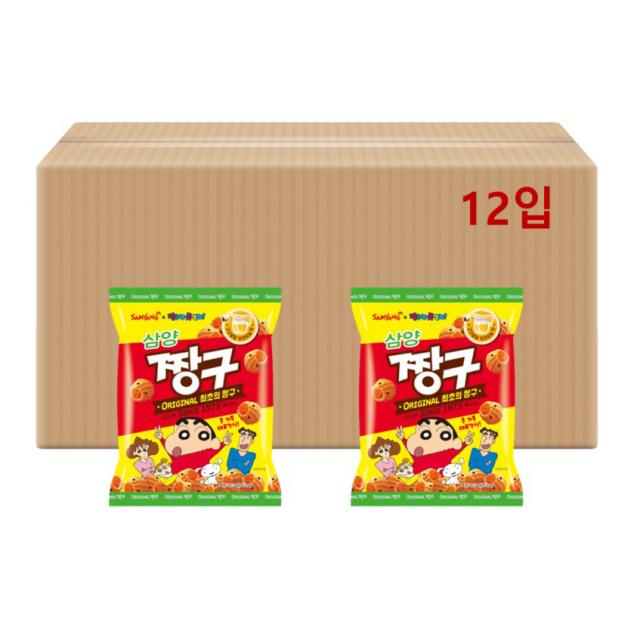 삼양짱구 스낵, 115g, 12개