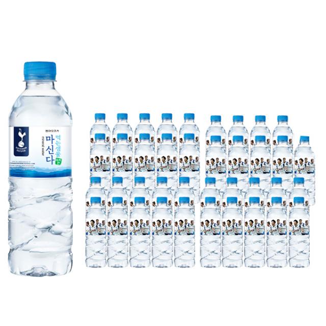 토트넘홋스퍼 먹는샘물 마신다 펫트, 40개, 500ml