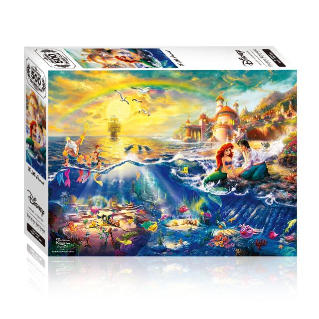 인어공주 사랑의 속삭임 직소퍼즐 KD500-007, 혼합색상, 500피스