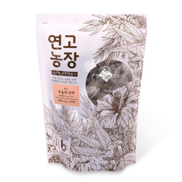 연고농장 볶은 우슬차 삼각티백, 1g, 100개