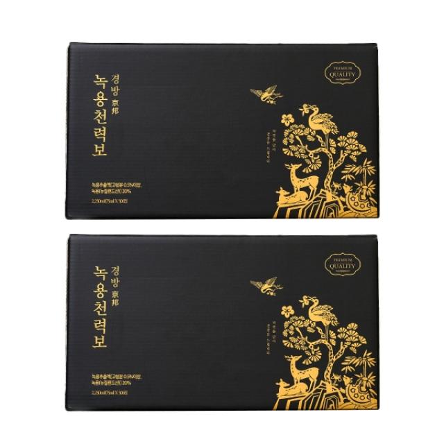 경방신약 프리미엄 녹용천력보 건강즙 75ml x 60p, 4500ml, 1개
