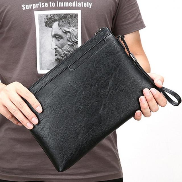 클래식은 영원하다 남성 비즈니스 캐주얼 클러치백