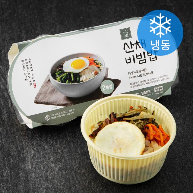 오감가든 산채비빔밥 (냉동), 315g, 2개