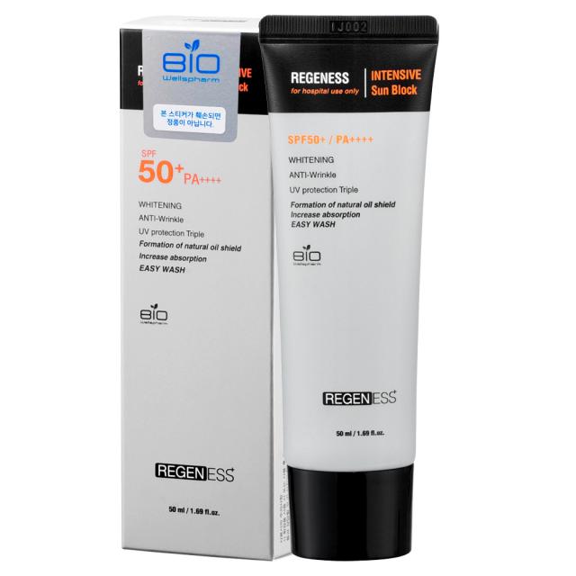 리겐에스 인텐시브 썬블록 썬크림 SPF50+ PA++++, 1개, 50ml