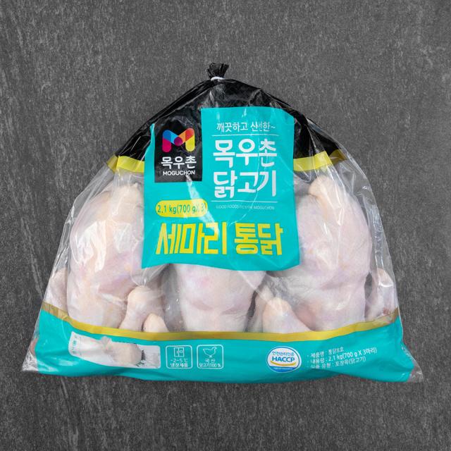 목우촌 세마리 통닭 3수 냉장 2.1kg 1개