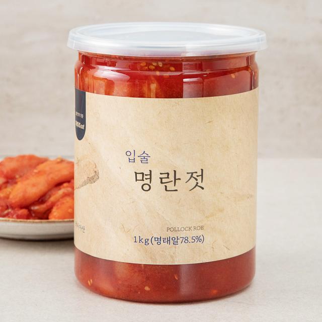 입술 명란젓갈, 1kg, 1개