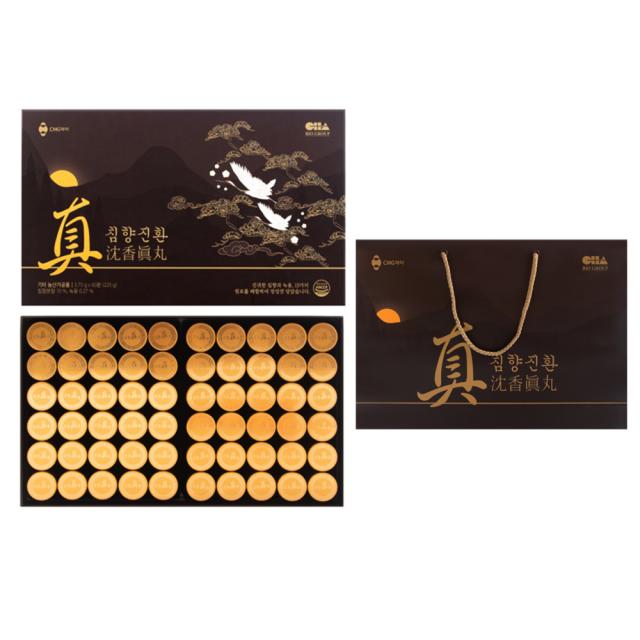 CMG제약 침향 녹용 6년근 홍삼 당귀 산수유 침향진환 2개월분 60p + 기프트백, 1개, 225g