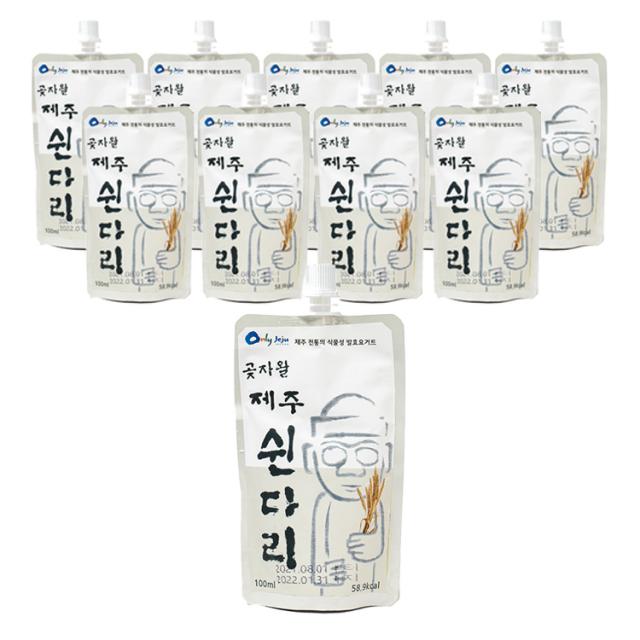 곶자왈 제주 쉰다리 발효음료, 10개, 100ml