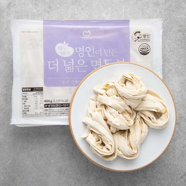 한둘 명인이 만든 더 넓은 면두부, 800g, 1개