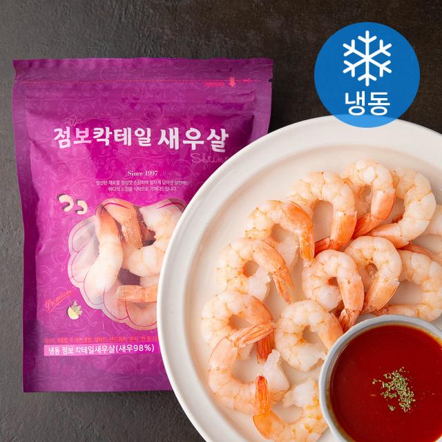 알찬해 해물담다 점보 칵테일 새우살 200g + 매콤칠리갈릭 소스 150g (냉동), 1세트