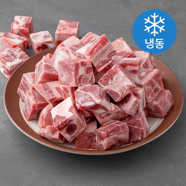 [로켓프레시] 국제식품 미국산 돈갈비 찜용 3 x 3 x 3 cm (냉동), 1kg, 3개