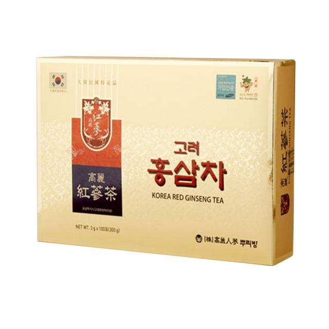 자연허브 고려 홍삼차, 3g, 100개