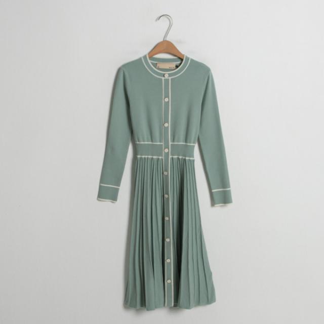 나인 마리앤드 핏앤플레어 니트 원피스 OP-5882