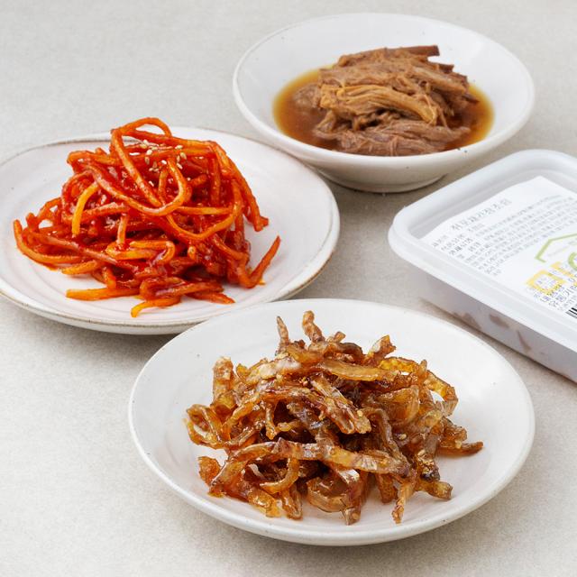 맛다린 소고기 장조림 140g + 진미채 90g + 쥐포채 간장조림 90g, 1세트