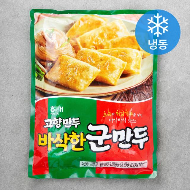 [로켓프레시] 고향만두 바삭한 군만두 (냉동), 1550g, 1개