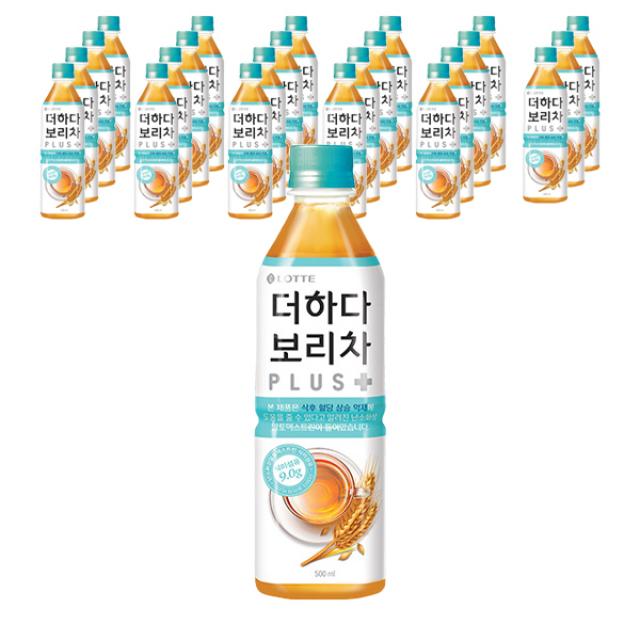 더하다 보리차 플러스, 24개, 500ml