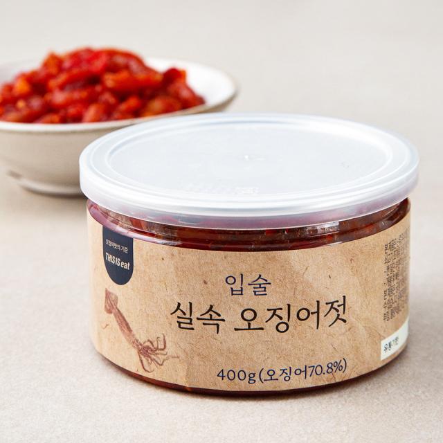 입술 실속 오징어젓 1개 400g