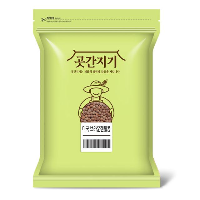 곳간지기 브라운렌틸콩, 1kg, 1개