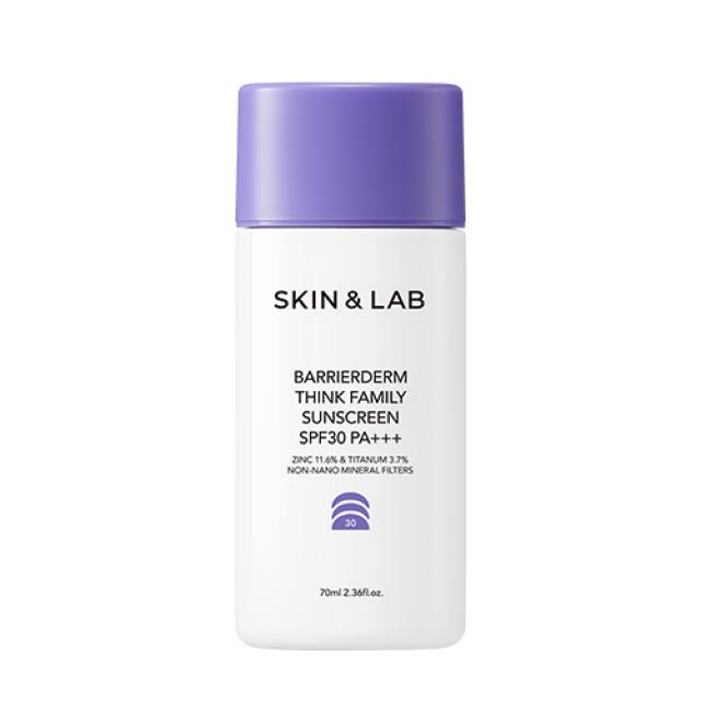 스킨앤랩 베리어덤 띵크 패밀리 선스크린 SPF30 PA+++, 70ml, 1개