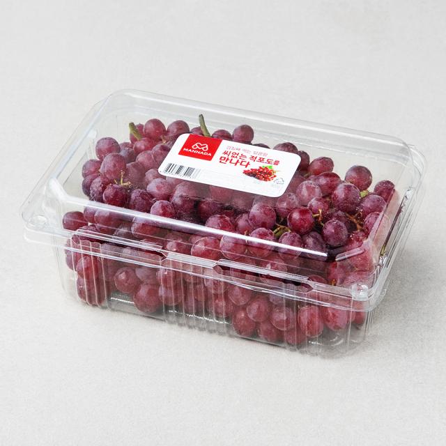 [로켓프레시] 만나다 미국산 씨없는 적포도, 900g, 1개