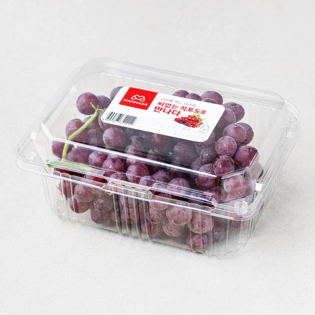 [로켓프레시] 만나다 미국산 씨없는 적포도, 450g, 1개