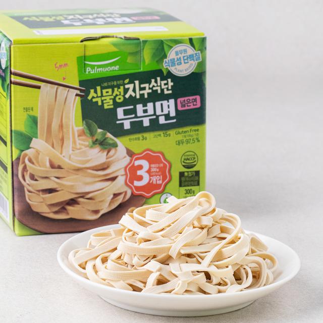 풀무원 두부면 넓은면, 100g, 3개