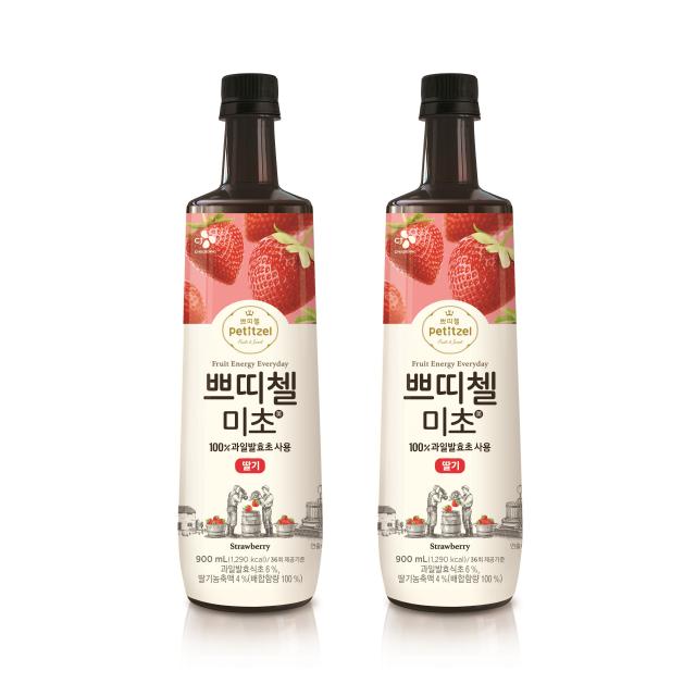 쁘띠첼 미초 스트로베리 식초, 900ml, 2개