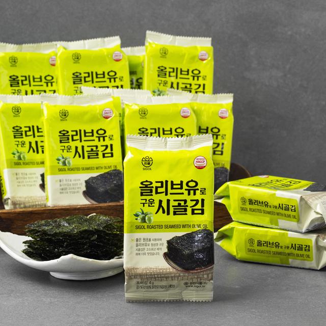 [로켓프레시] 시골김 올리브유로 구운 시골김, 4g, 108봉