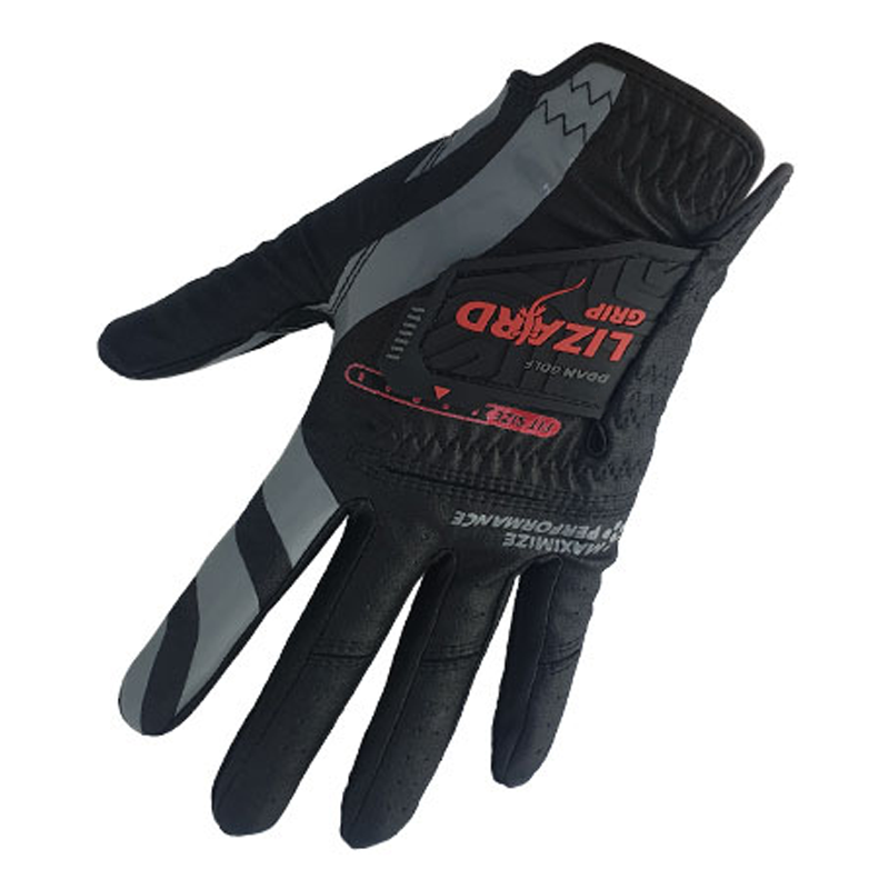 리자드그립 남성용 오리지널 골프장갑 왼손용, 블랙