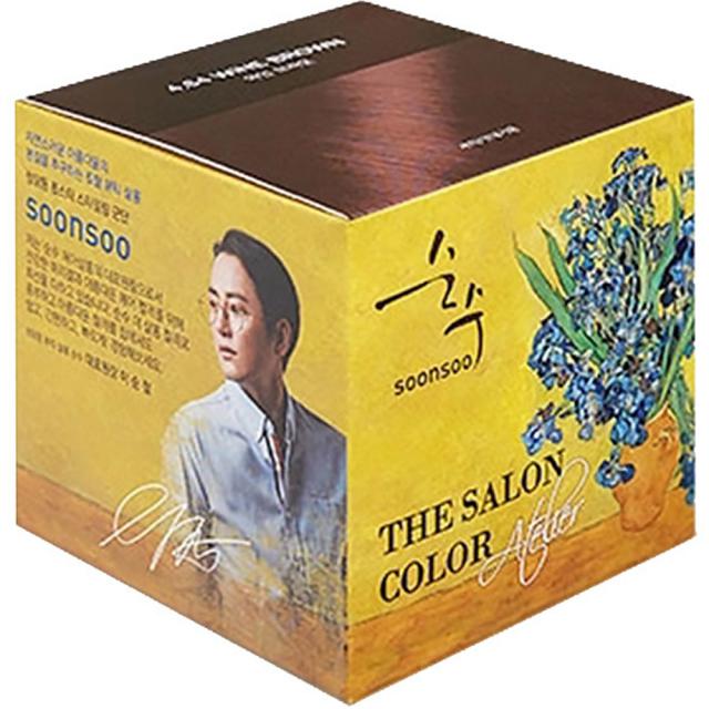 순수 더 살롱 컬러 아뜰리에 염모제, 와인브라운, 1개