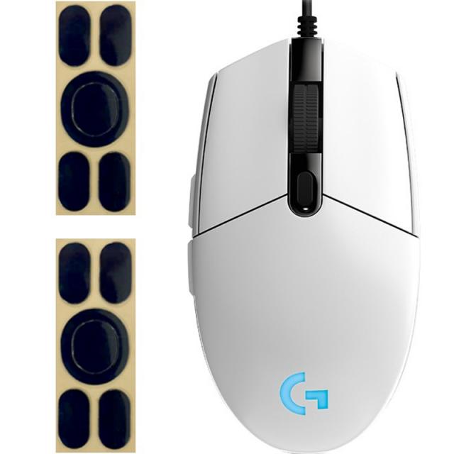 로지텍 G102 2세대 Lightsync 게이밍 유선 마우스 Mu0054 + 마우스 피트 2p Mu0054 화이트 마우스 