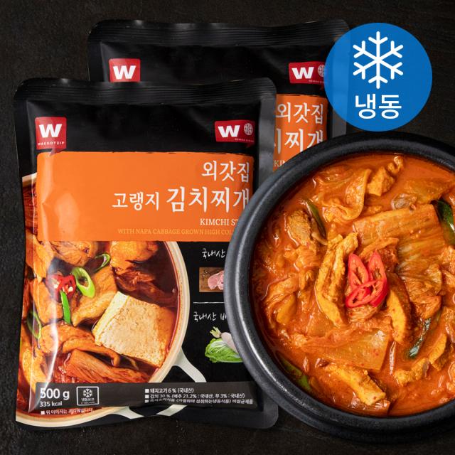 [로켓프레시] 외갓집 고랭지 김치찌개 (냉동), 2개, 500g