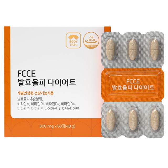 FCCE 발효율피 다이어트 48g, 60정, 1개