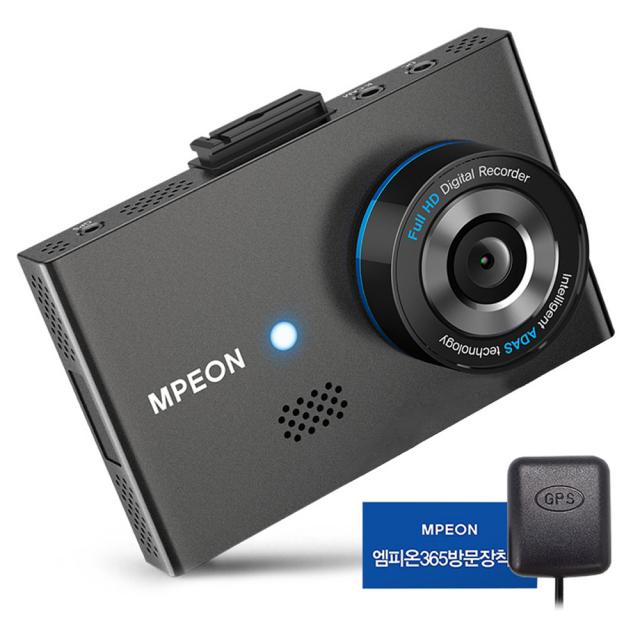 엠피온 전후방 16GB 블랙박스 MDR-F430N + GPS 외장안테나 + 장착권