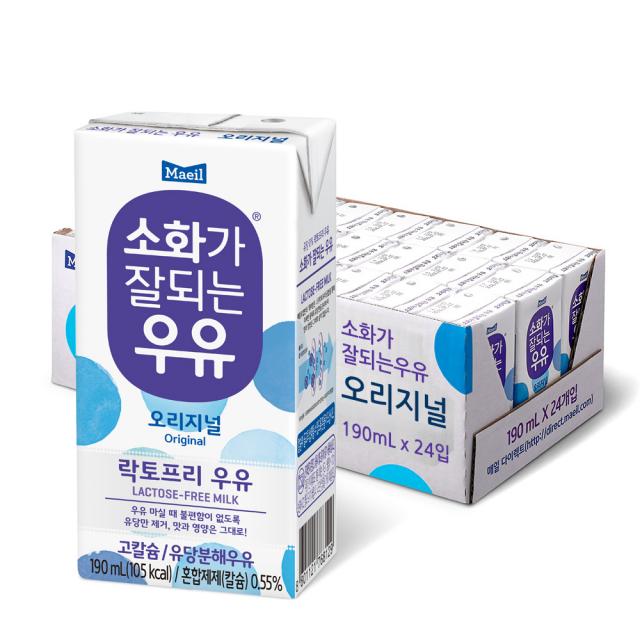 매일 소화가 잘되는 우유 190ml 24개
