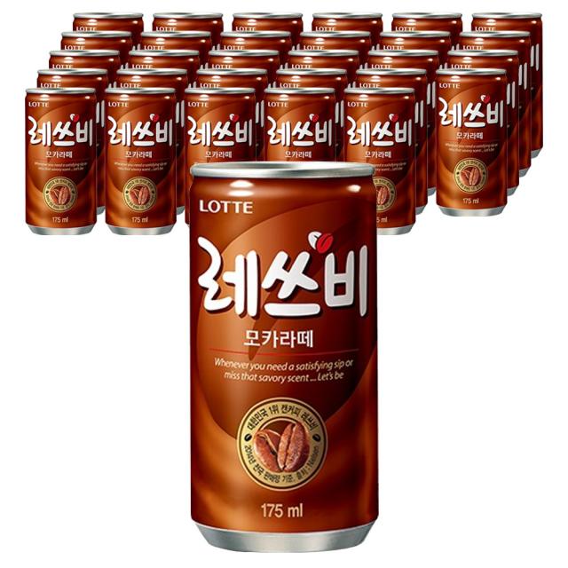 레쓰비 모카라떼, 175ml, 30캔