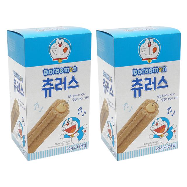 도라에몽 츄러스 과자, 20g, 24개