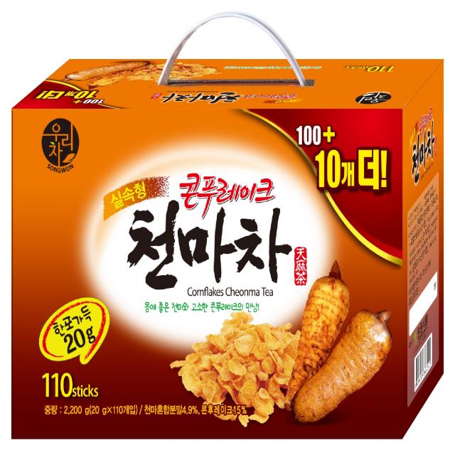 우리차 콘푸레이크 천마차, 20g, 110개