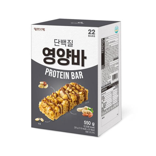 엄마사랑 단백질 영양바, 25g, 22개입