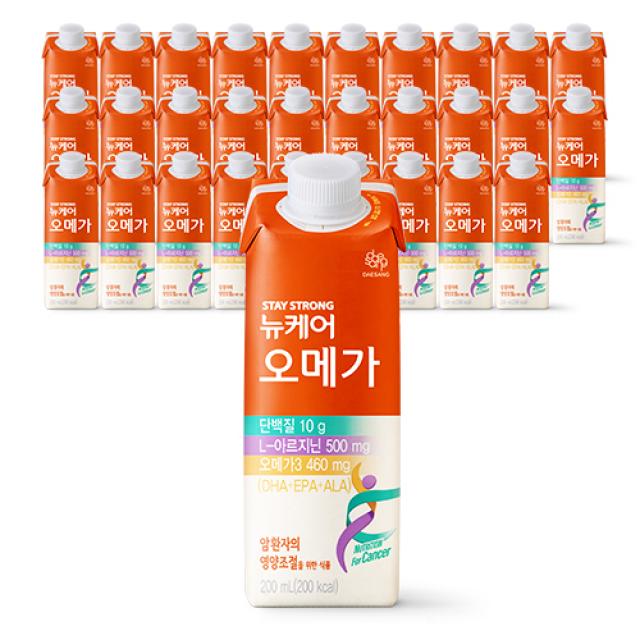 대상웰라이프 뉴케어 오메가 암환자영양식, 200ml, 30개