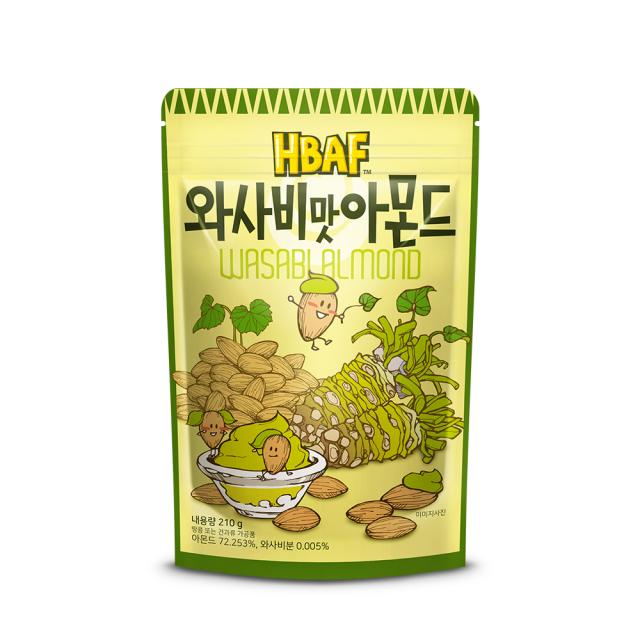 HBAF 와사비맛 아몬드, 와사비(210g)