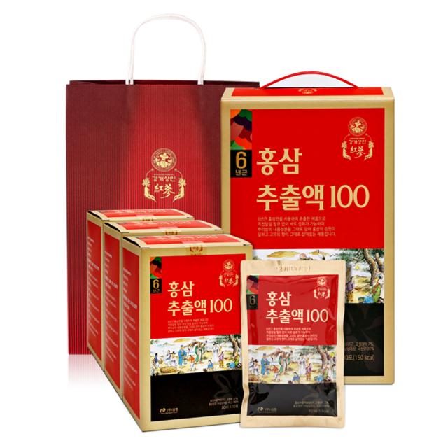 강개상인 홍삼 추출액 100, 80ml, 30개