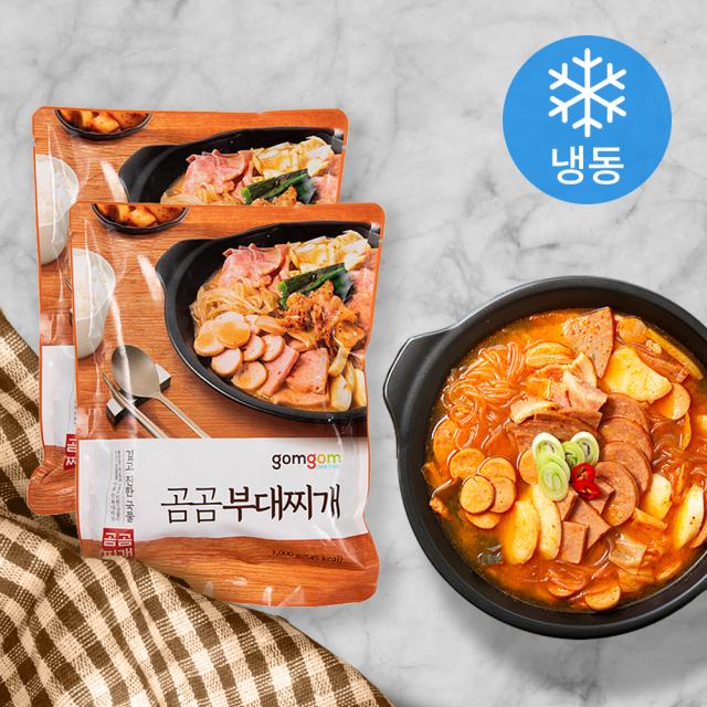 곰곰 부대찌개 냉동 1kg 2개