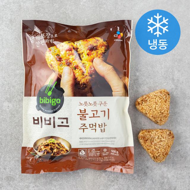 비비고 불고기 주먹밥 (냉동), 500g, 1개