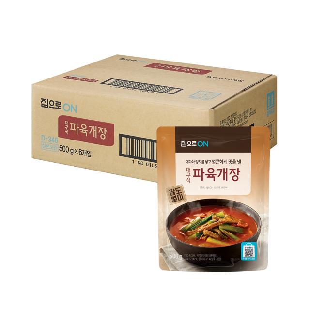 집으로온 대구식 파육개장 500g 6개