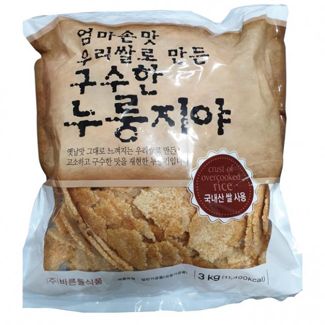 엄마손맛 우리쌀 구수한 누룽지, 3kg, 1개